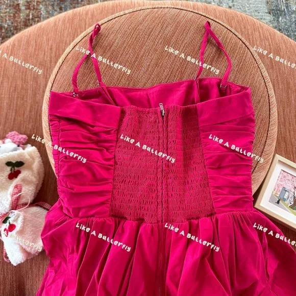 Reformation Lissa Dress - Cherry - Picture 10 of 15